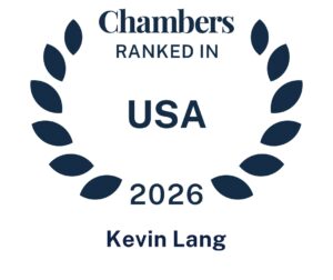 2026 Chambers badge for Kevin Lang