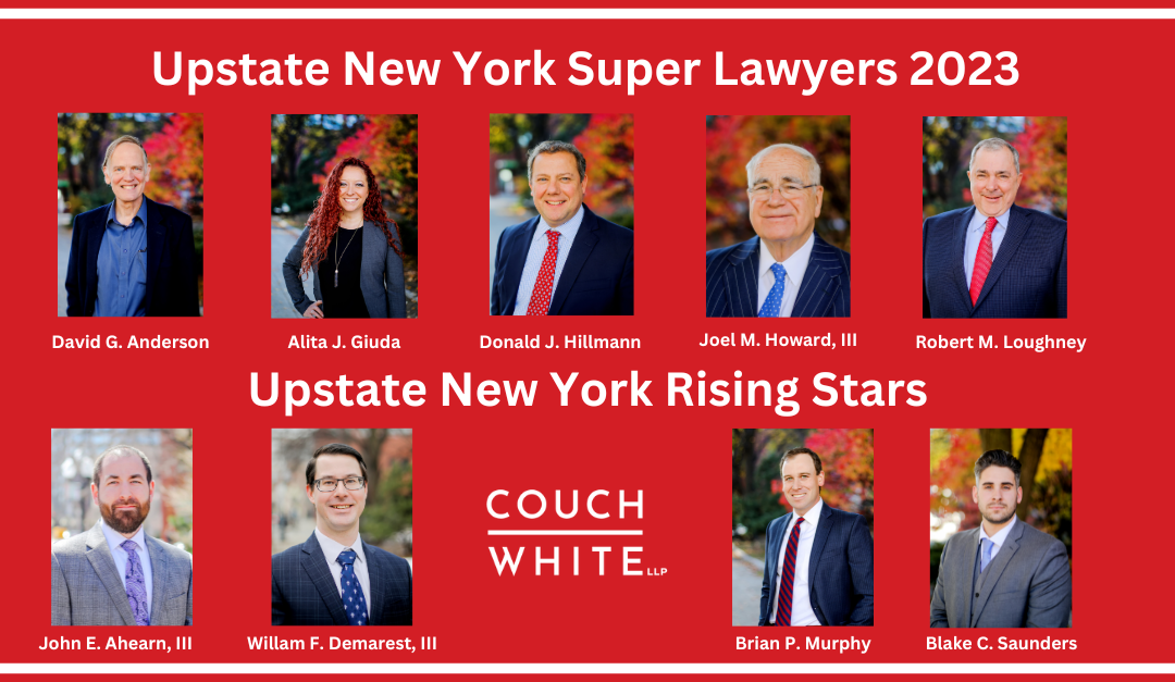 Nine Couch White Attorneys Named Upstate NY Super Lawyers