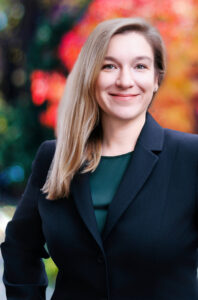 Headshot of attorney, Samantha Maurer, taken by Andrew Elder of Best Frame Forward.