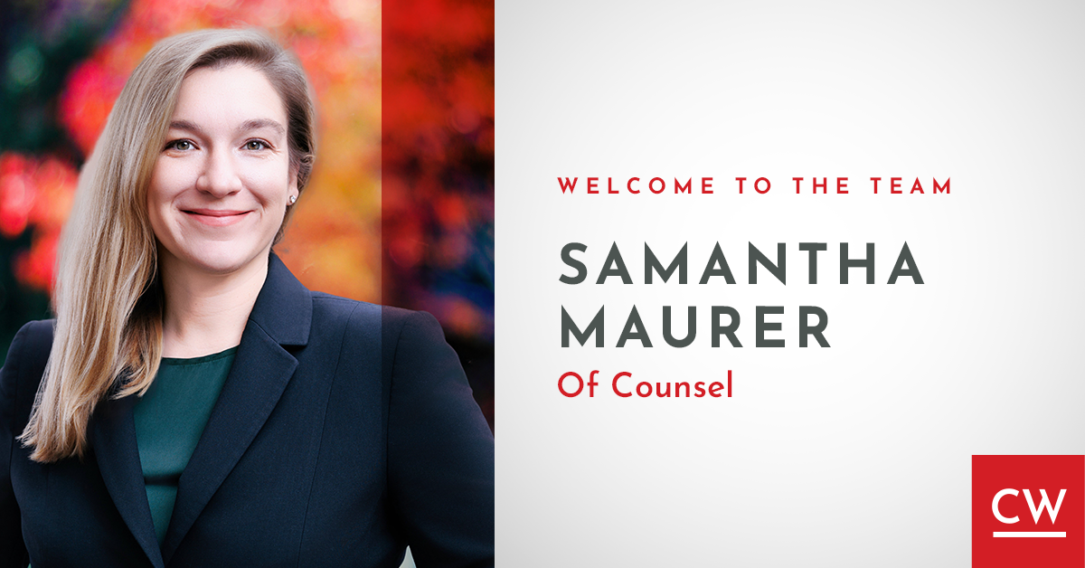 Couch White welcomes Samantha Maurer as Of Counsel