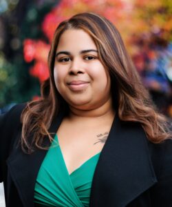 Headshot photo of Dominique Moore from Couch White team, taken by Andrew Elder of Best Frame Forward.