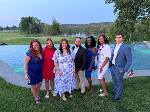 Couch White attorneys attended the American Cancer Society's Red, White, and Blue Party.
